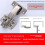 (Style E) Adjustable Fixed Buffer Hinge For Wooden Doors With Cold Steel Rolled Construction 1