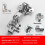 (Style Y) Adjustable Fixed Buffer Hinge For Wooden Doors With Cold Steel Rolled Construction 1
