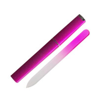 (1pcs) Professional Glass Nail File Double Sided Crystal Nail Filing Manicure Tool Gradient