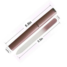 (1pcs) Professional Glass Nail File Double Sided Crystal Nail Filing Manicure Tool Gradient