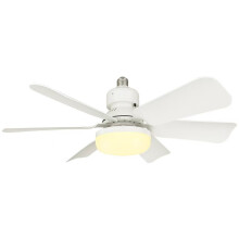 Modern Quiet Ceiling Fan with Light. Features 6 speed levels, timing function and stepless dimming