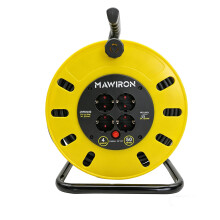 Heavy Duty 50m 13A 4Way Gang Socket Extension Cable Reel Electric Lead