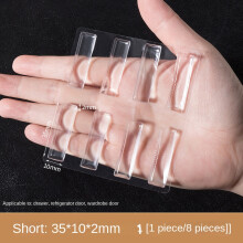(short 35X10MM 8PCS, 2 Sheets) Adesivo anticolisão para maçaneta de porta doméstica, almofada de silicone para geladeira, armário,