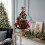 Living And Home 60cm Mini LED Lighted Artificial Christmas Tree 2