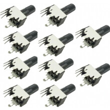 10 Stück einstellbare vertikale Widerstandspotentiometer B10K B103 RV0932 für Audioverstärker
