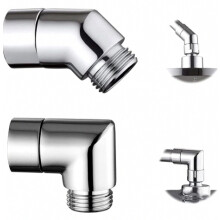 adaptadores de codo giratorios de 90/135 para cabezal de ducha, conector de latón para cabezal de ducha de mano, soporte para cabezal de