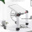 Height and Angle Adjustable Large Book Holder, Reading Support with Aluminum Arm and Binding Clips 5