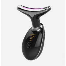 Instrumento de belleza para el cuello: masajeador de cuello eléctrico con vibración y compresa caliente para eliminar arrugas_usmddsa