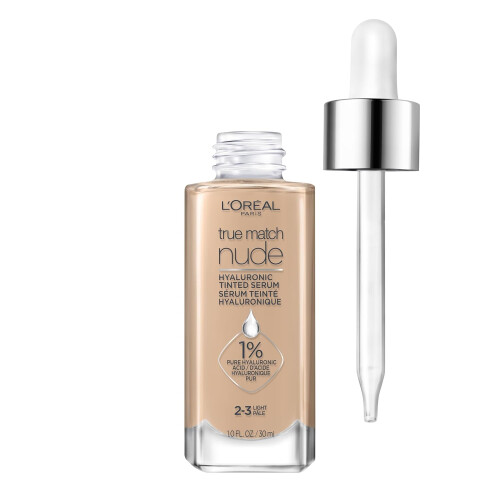 L’Oréal Paris L'Oreal Paris True Match Nude Tinted Serum Foundation, Light 2-3