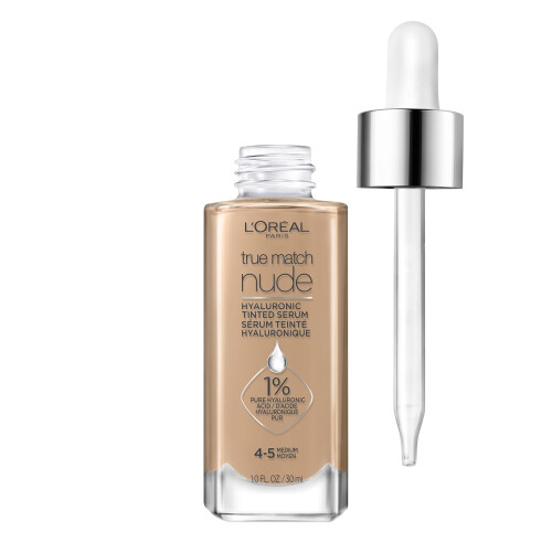 L’Oréal Paris L'Oreal Paris True Match Nude Tinted Serum Foundation, Medium 4-5