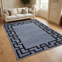 (200x290 cm- Extra Large Rugs Indoor Outdoor Area Rug, NICO) Non-Slip Area Rugs Printed Geometric Carpets Hallway Runner