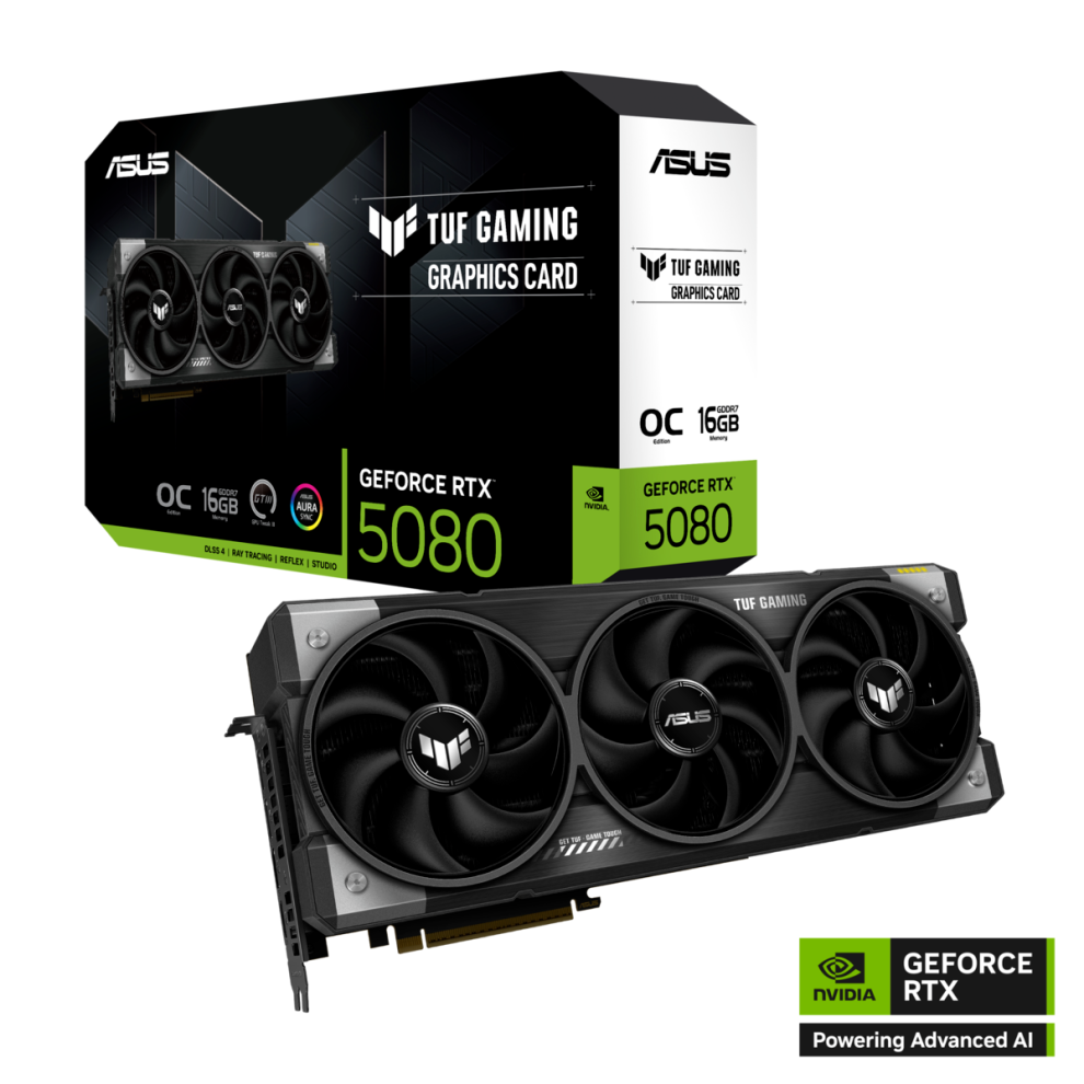 Asus Tuf Nvidia Geforce Rtx 5080 16Gb Gddr7 Pcie 5.0 Overclocked Gaming Graphics Card - Image 4