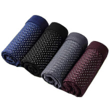 (L, black) 4 Pack Men's Box Hero Bamboo Boxer Briefs & Shorts - Ideal for All-Day Wear Comfort