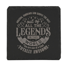 Harvey Makin Legend Slate Coaster - Amazing