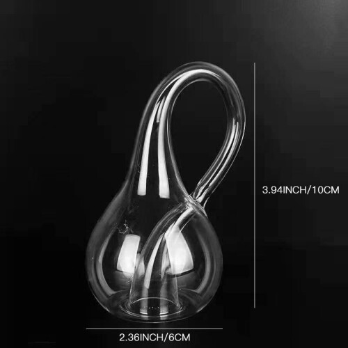 (10*6cm) Klein Bottle 4D Space Ornament Transparent Water-Filled