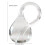 (16*9cm) Klein Bottle 4D Space Ornament Transparent Water-Filled 1