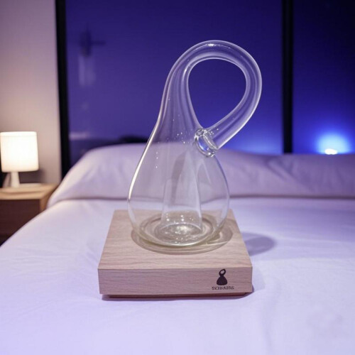 (10*6cm) Klein Bottle 4D Space Ornament Transparent Water-Filled 1