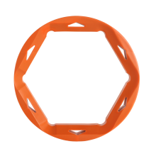Protector de cadena para motocicleta universal, plástico PP anticolisión, naranja, compatible con KTM EXC Husqvarna GasGas