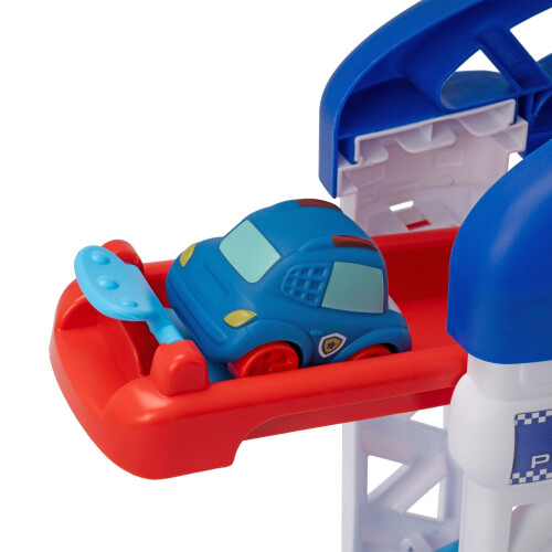 Tiny Teamsterz Tumblers 2-stufiger Turnturm mit Auto