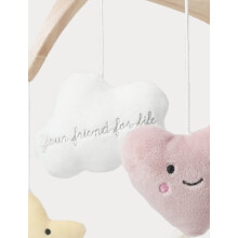 TK Diinglisar Baby-Mobile mit fünf weichen Plüschfiguren, 27 cm