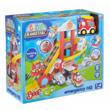 Tiny Teamsterz Beep & Go Notfallzentrale Feuerwehrwache