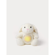 TK Baby Nachtlicht Hase mit beruhigendem Licht und Geräuschen, 25 cm