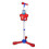 Bontempi Drahtloses Bühnenmikrofon mit verstellbarem Stativ, Blau/Rot 3