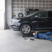 Set di 2 rampe per auto e SUV, portata 1.5 tonnellate per rampa, antiscivolo