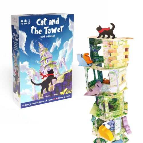 TRG Games Cat and the Tower – Kooperatives Geschicklichkeitsspiel 1