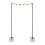 Pali per luci decorative da esterno, lunghi 3 m 2