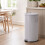 Retro-Tretmülleimer 40 l mit Soft-Close-Deckel, Hellgrau, Eisen 6