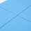 Faltbare Yogamatte, 6 mm dick, mit Tragetasche, 61 x 183 cm, Hellblau 7