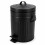 Retro-Badezimmer-Treteimer, 5 Liter, mit Soft-Close-Deckel, schwarz 2