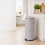 Retro-Treteimer 30 l mit Soft-Close-Deckel, Vintage-Design, Hellgrau 1