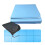 Faltbare Yogamatte, 6 mm dick, mit Tragetasche, 61 x 183 cm, Hellblau 10