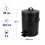 Retro-Badezimmer-Treteimer, 5 Liter, mit Soft-Close-Deckel, schwarz 4