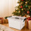 Aufbewahrungsbox für Weihnachtskugeln mit Tragegriff, 3 Ebenen, transparent 1