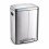 2-Kammer-Treteimer (2 x 20 l) mit Soft-Close-Deckel, Silber 2