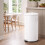 Retro-Tretmülleimer 40 l mit Soft-Close-Deckel, Weiß, Eisen 6