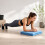 Faltbare Yogamatte, 6 mm dick, mit Tragetasche, 61 x 183 cm, Hellblau 5