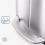 2-Kammer-Treteimer (2 x 20 l) mit Soft-Close-Deckel, Silber 8
