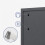 Abfalltrennsystem 3 x 18 l mit Kippfunktion, Anthrazit, Wandmontage 9