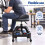 Sgabello da officina con schienale e sollevamento a gas, altezza 50–65 cm 5