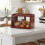 Contenitore per il pane in bambù con finestra di visualizzazione e ripiano superiore 5