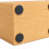 Magnetischer Messerblock mit Besteckhalter, Bambus, Natur 9