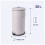 Retro-Treteimer 30 l mit Soft-Close-Deckel, Vintage-Design, Hellgrau 4