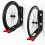 Supporto verticale girevole da parete per bicicletta, set da 2 3