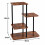 Supporto industriale per piante con 4 ripiani, in metallo e MDF, 65 x 48 x 24 cm 4