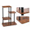 Supporto industriale per piante con 4 ripiani, in metallo e MDF, 65 x 48 x 24 cm 7