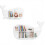 Costway 2 Pieces Whale Floating Shelves Wall Mounted Storage Display Rack 1